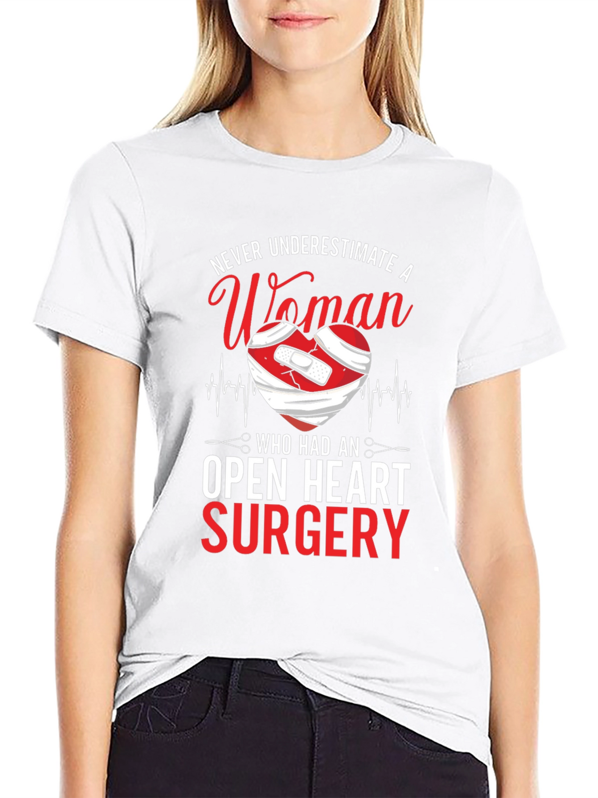 Open Heart Surgery Womans T-Shirt