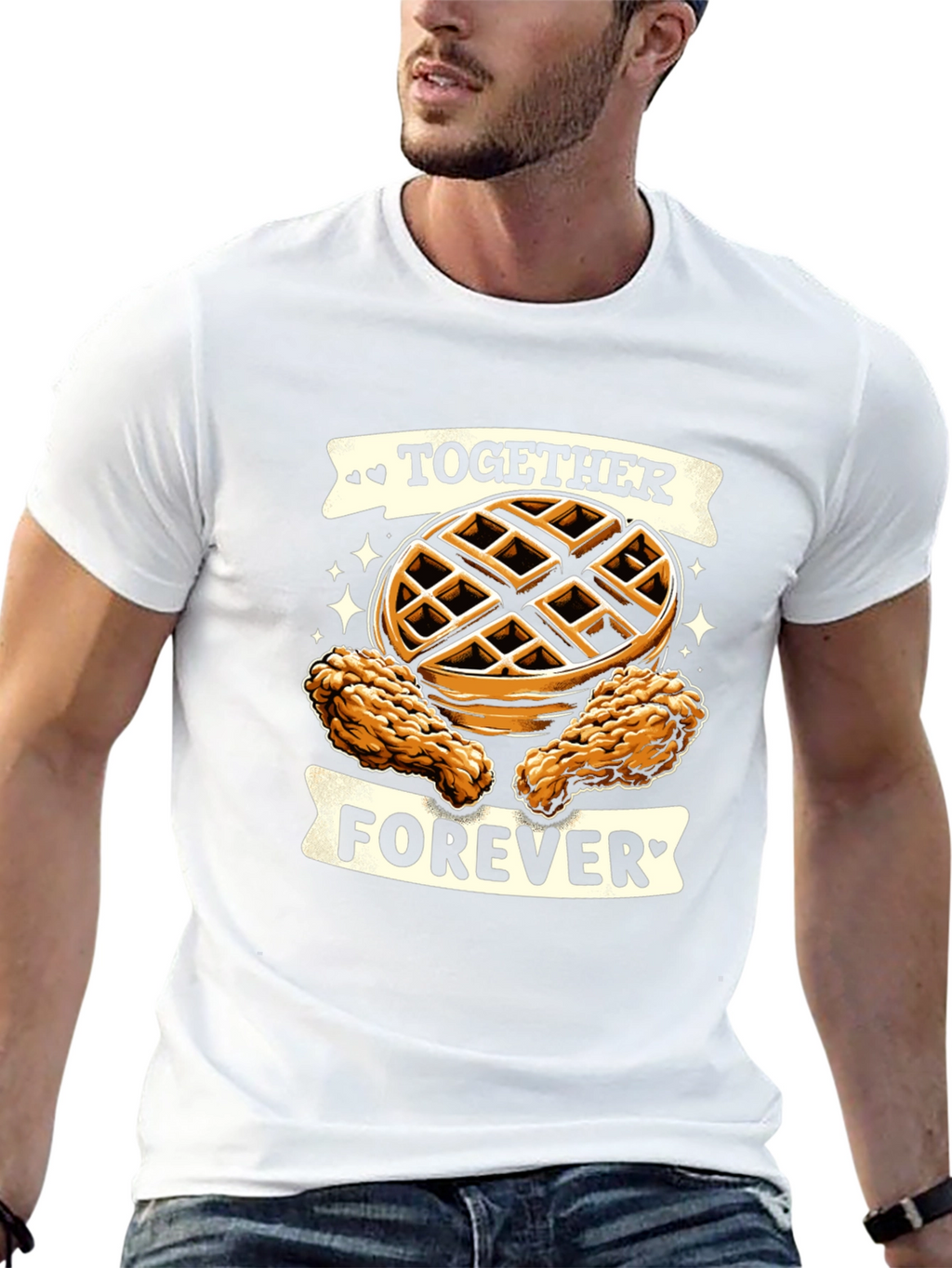 Chicken & Waffles Graphic Tee - Together Forever