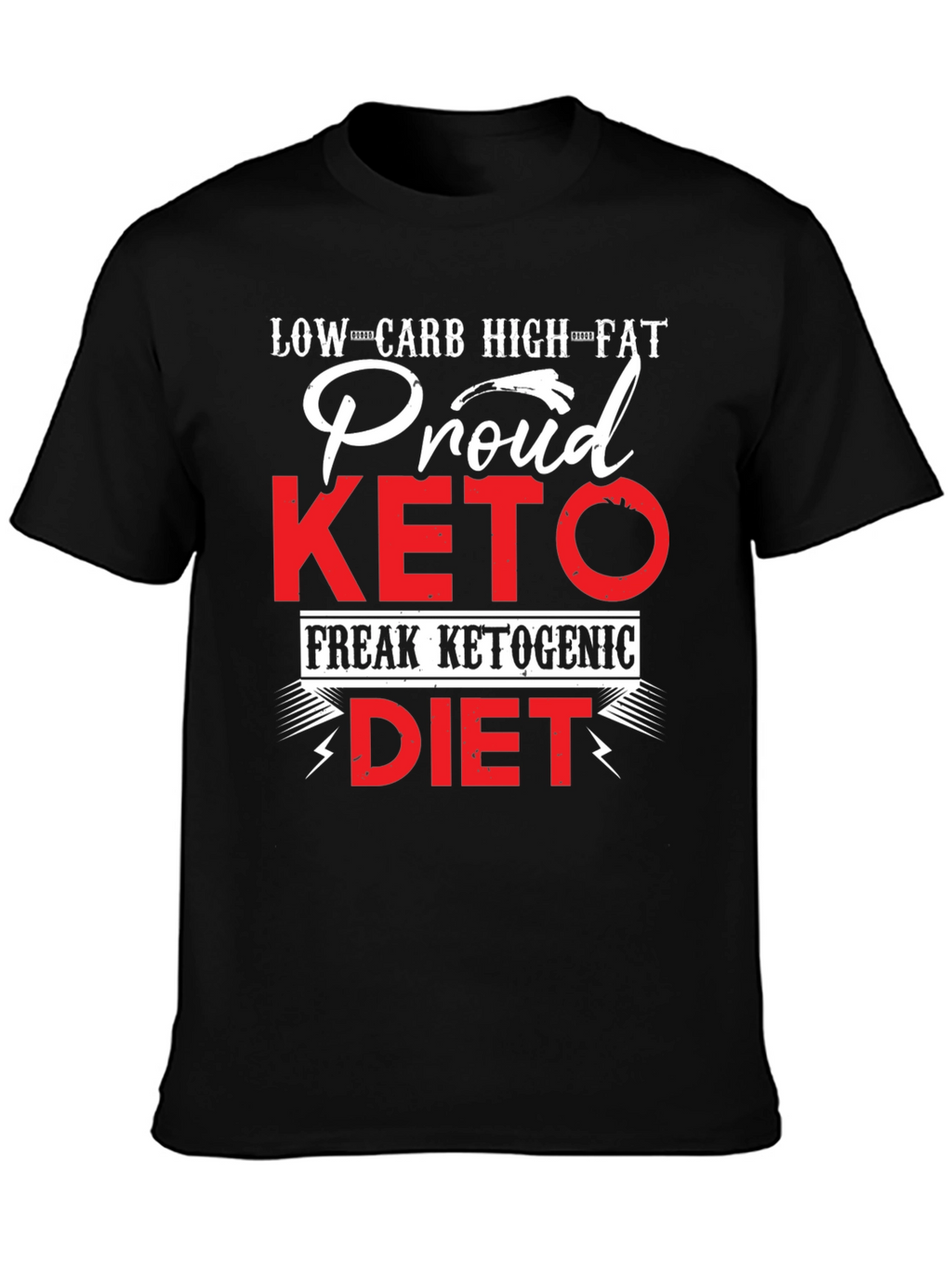 Proud Keto Diet T-Shirt - Low Carb High Fat