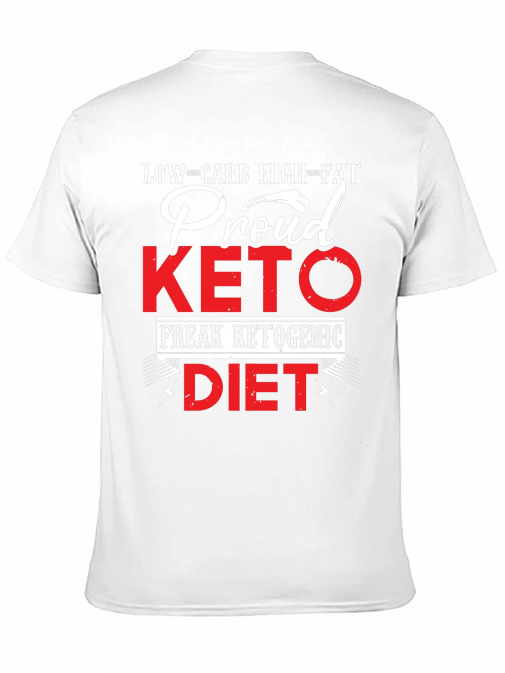 Proud Keto Diet T-Shirt - Low Carb High Fat