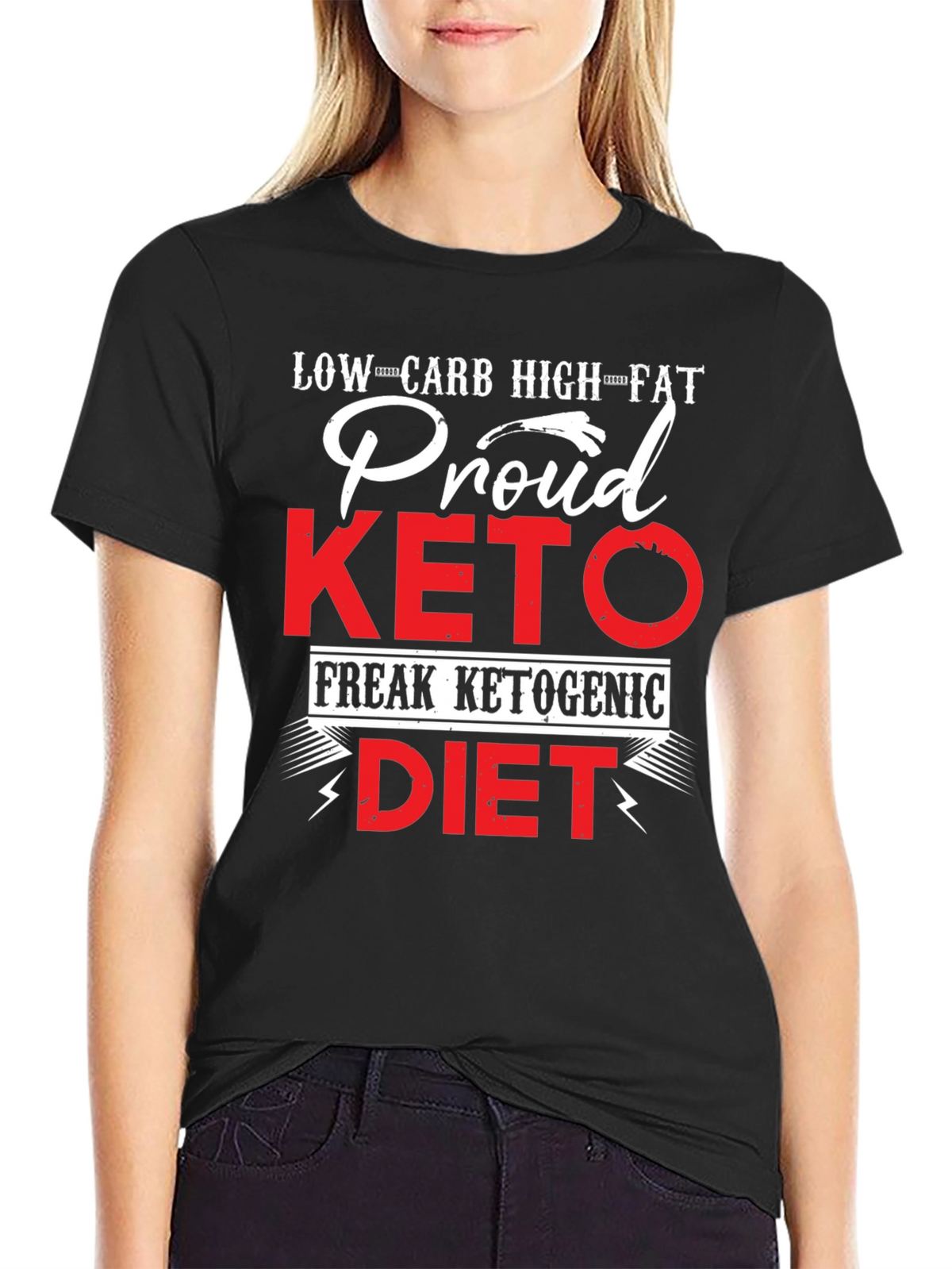 Proud Keto Diet T-Shirt - Low Carb High Fat