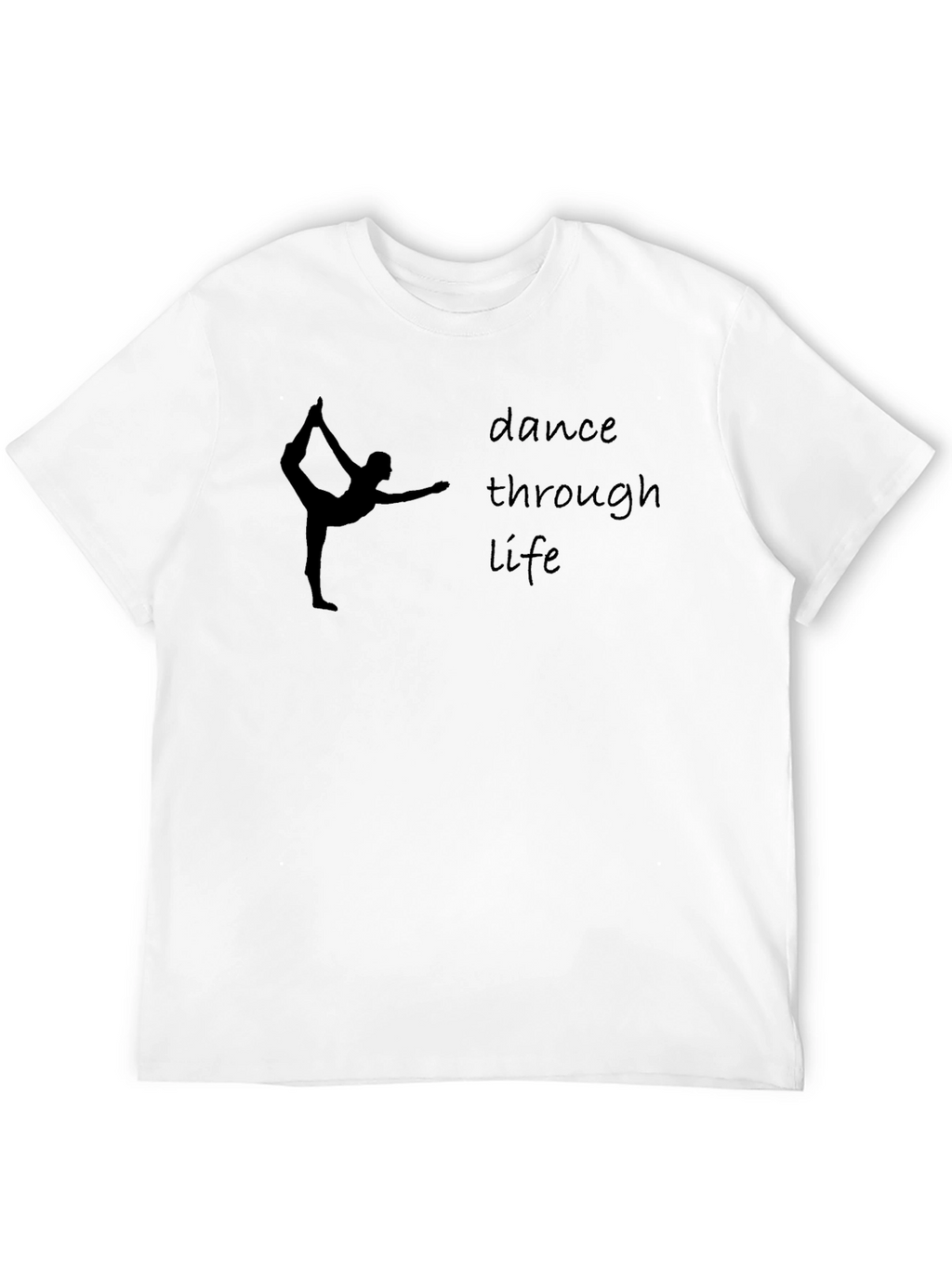 Dance Through Life Graphic Tee - Black