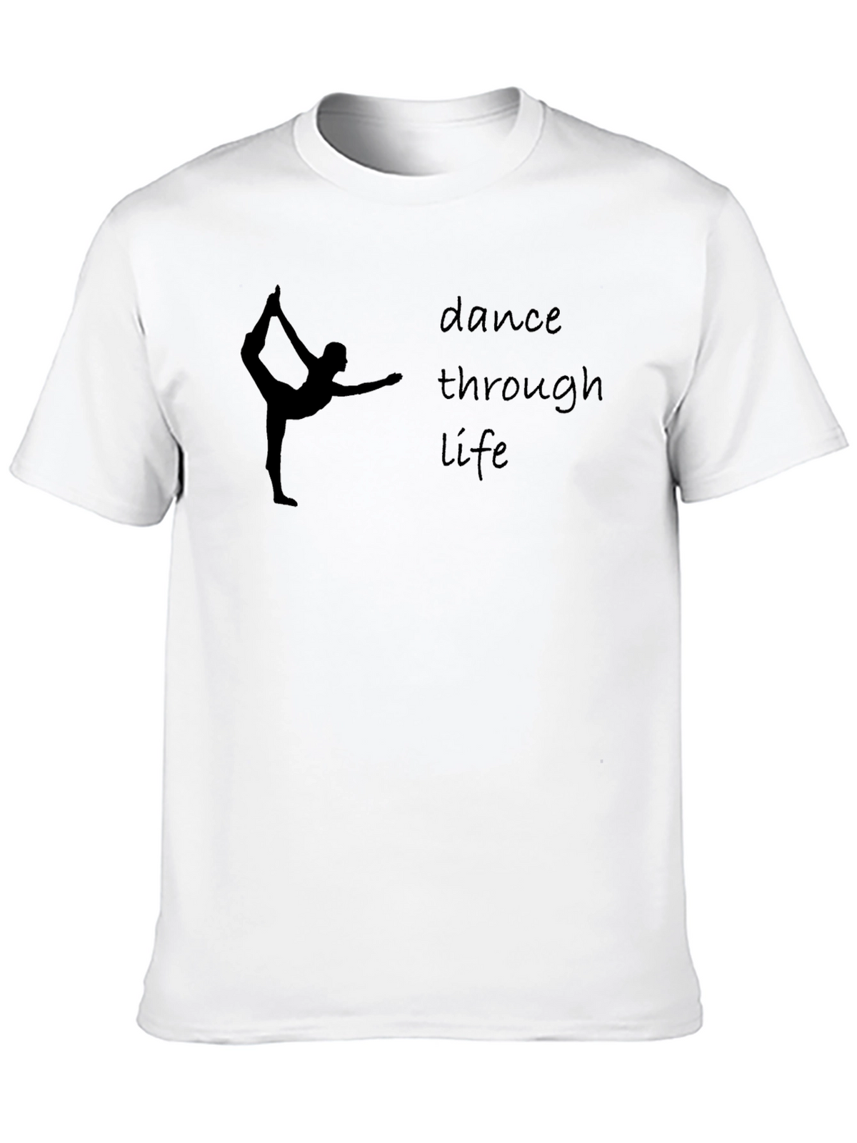 Dance Through Life Graphic Tee - Black