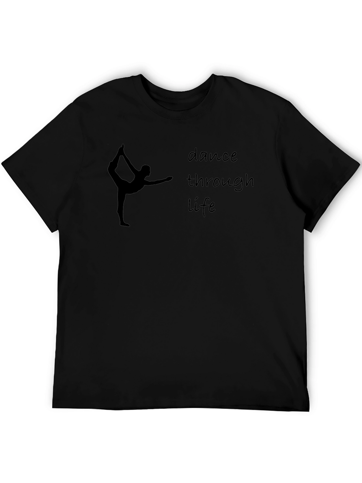 Dance Through Life Graphic Tee - Black