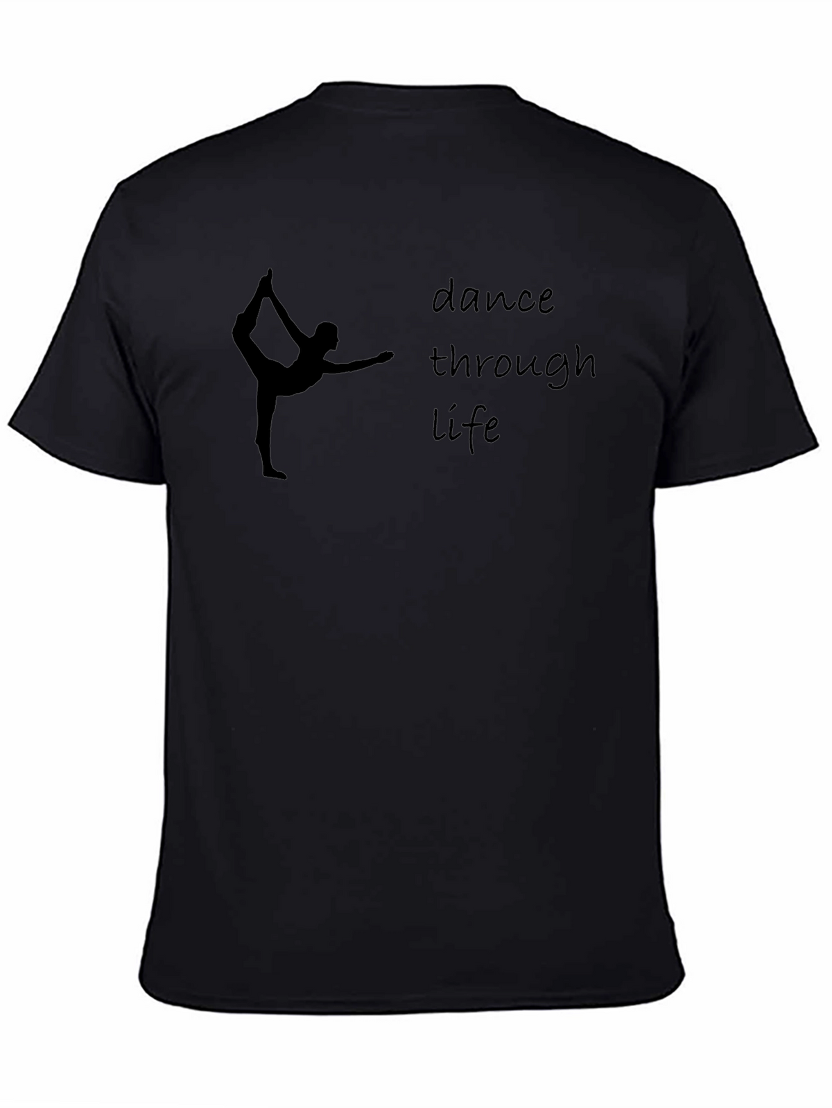 Dance Through Life Graphic Tee - Black