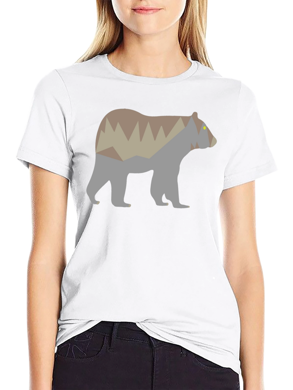 Bear Mountain Silhouette Graphic Tee - Black