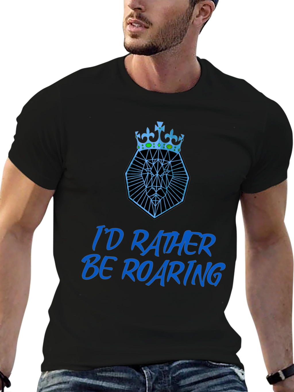 Lion King Graphic T-Shirt - Roaring Attitude