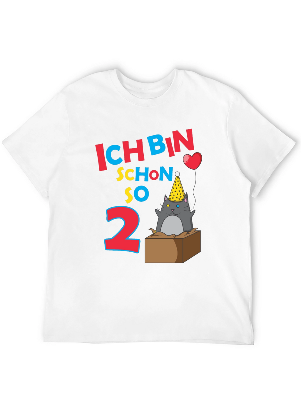 Ich Bin Schon So 2 Birthday Cat T-Shirt