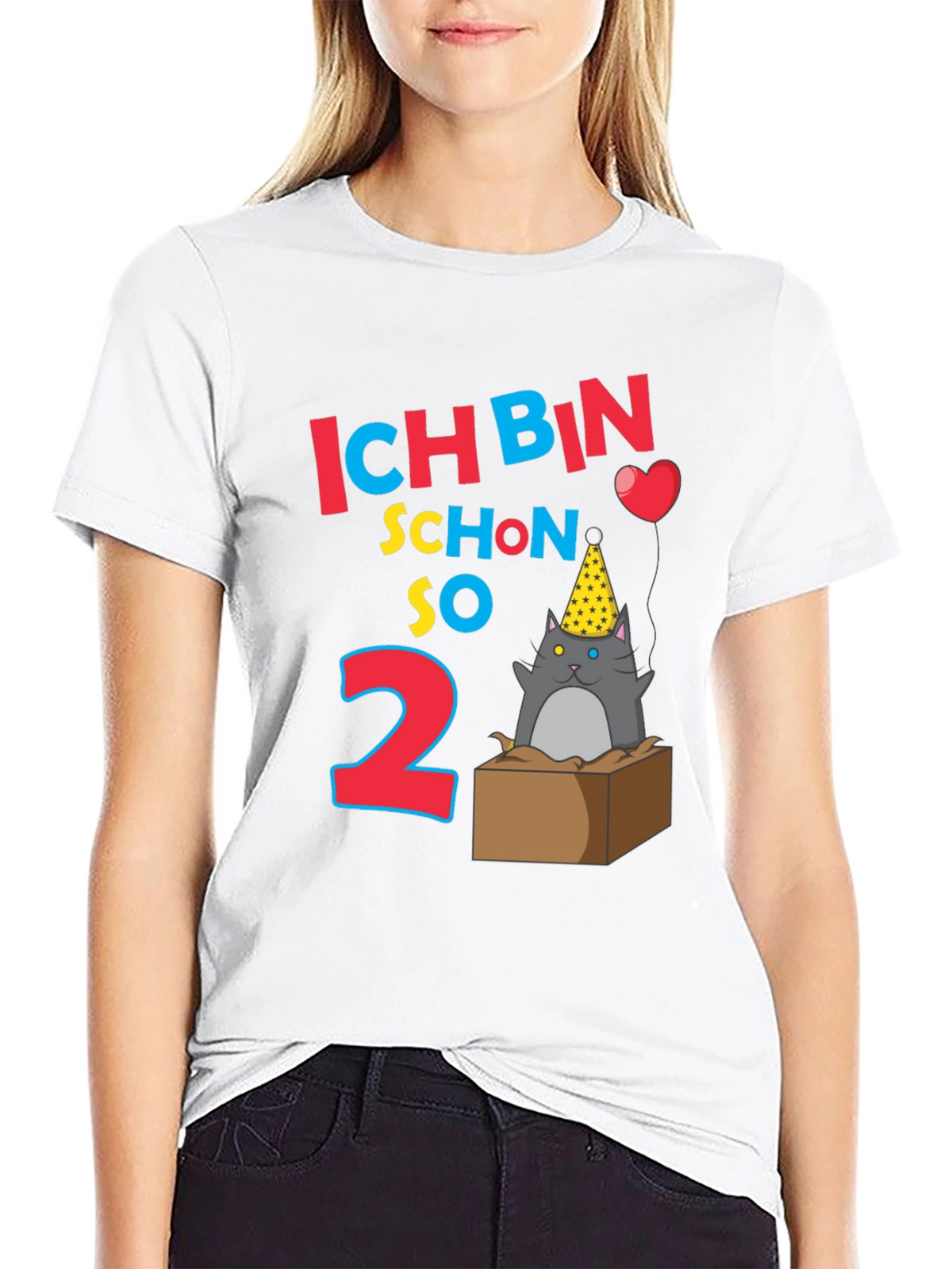 Ich Bin Schon So 2 Birthday Cat T-Shirt