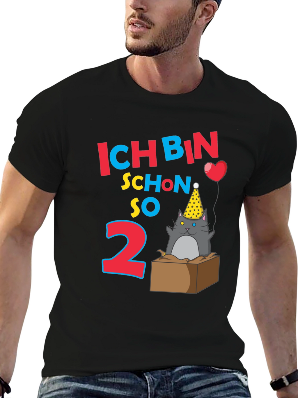 Ich Bin Schon So 2 Birthday Cat T-Shirt