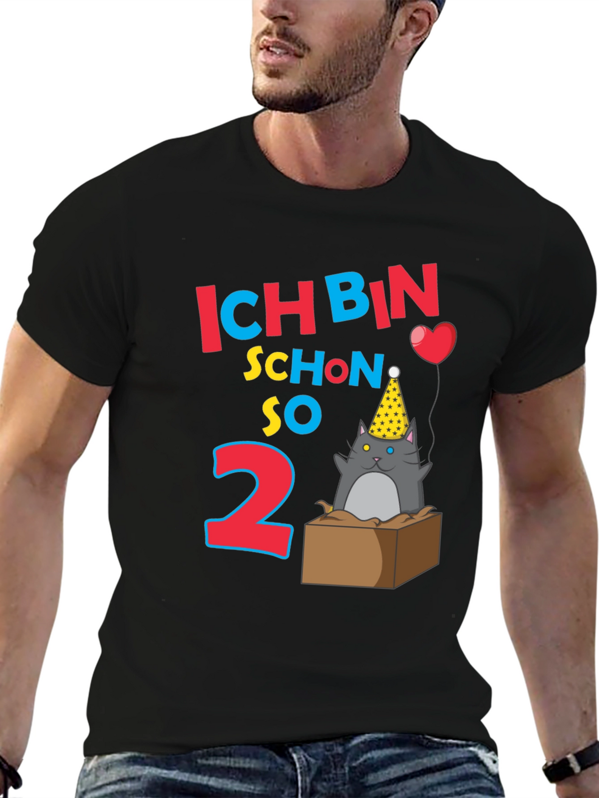 Ich Bin Schon So 2 Birthday Cat T-Shirt