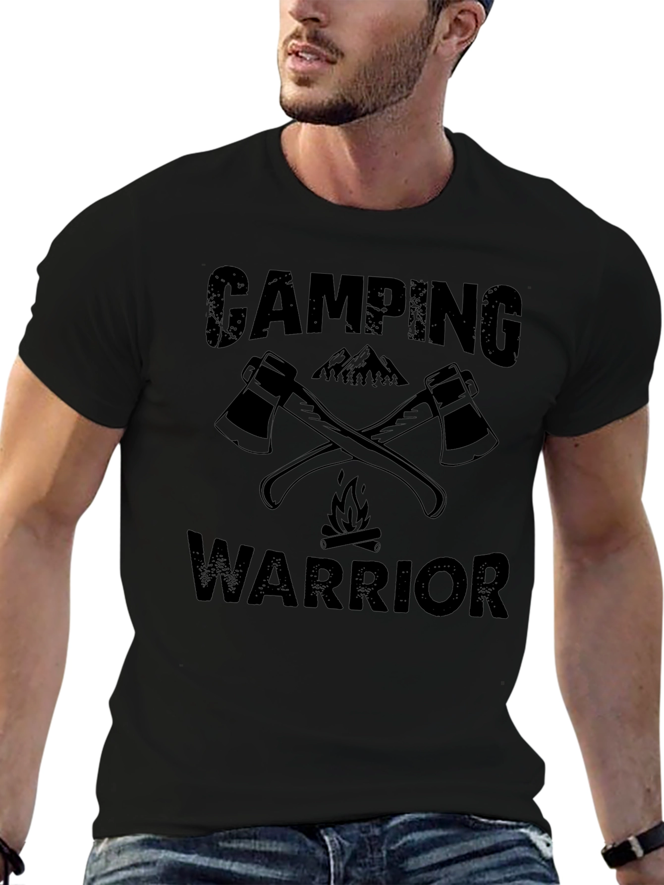 Camping Warrior Graphic Tee