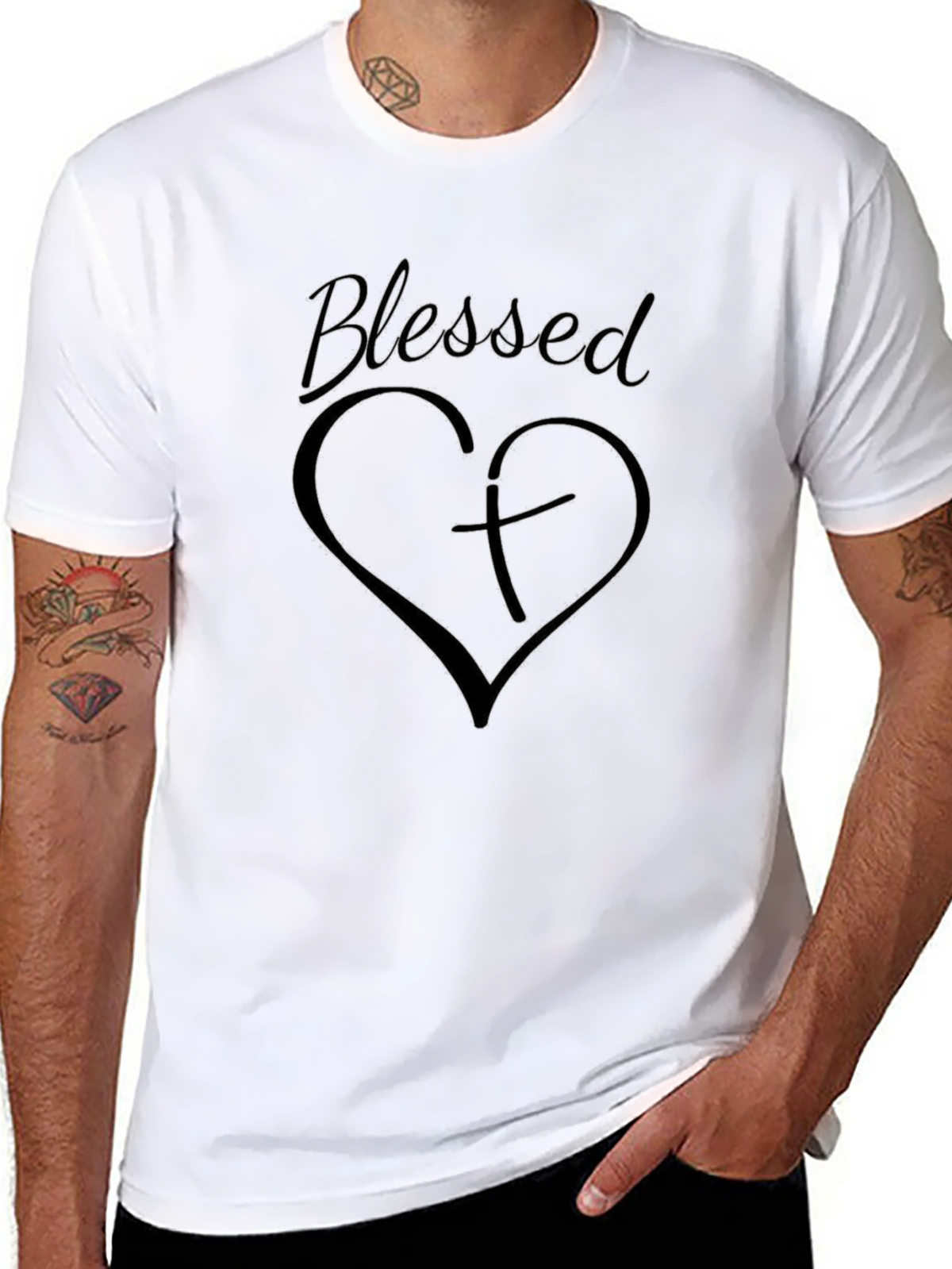 Blessed Heart Christian T-Shirt