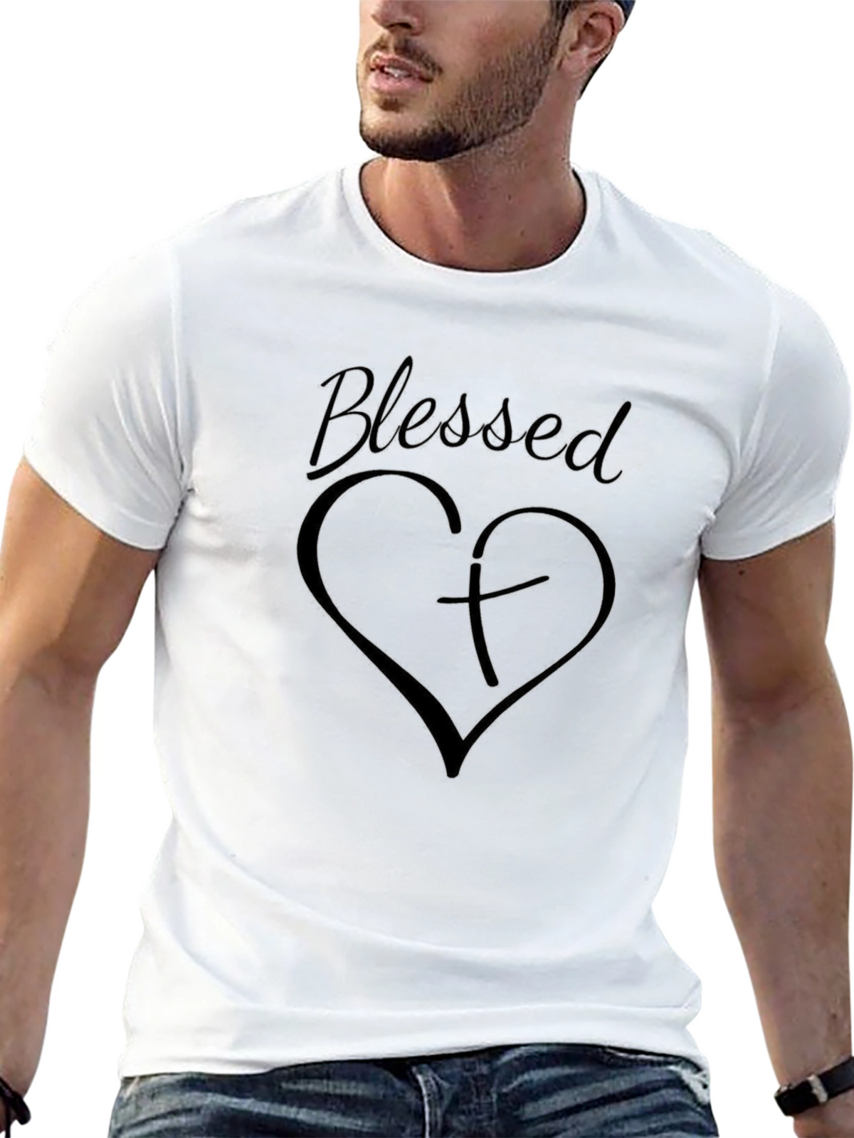 Blessed Heart Christian T-Shirt