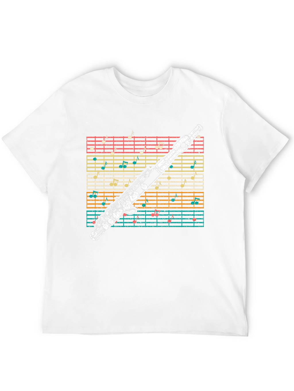 Musical Flute Notes T-Shirt