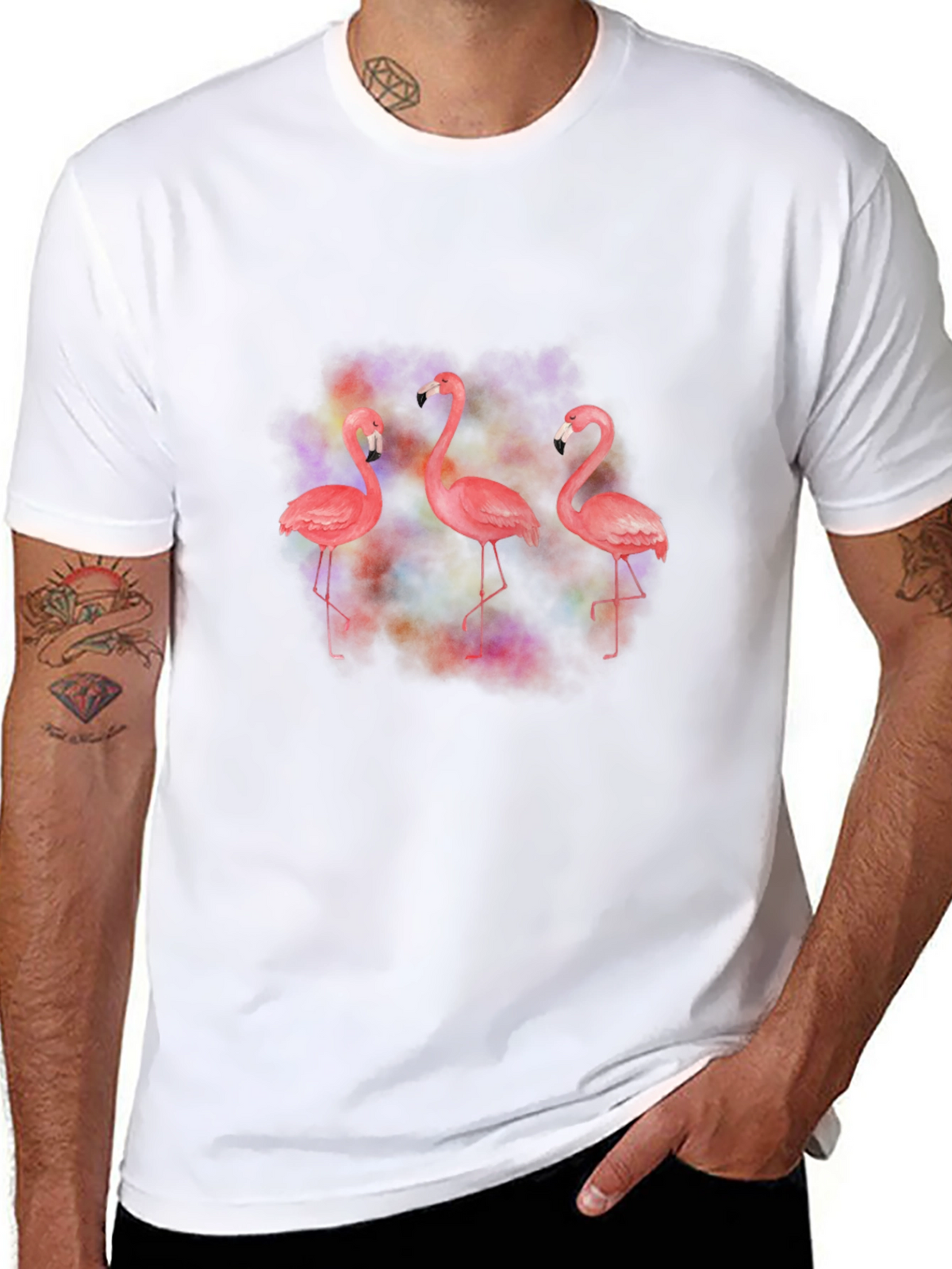Flamingo T-Shirt - Vivid Design