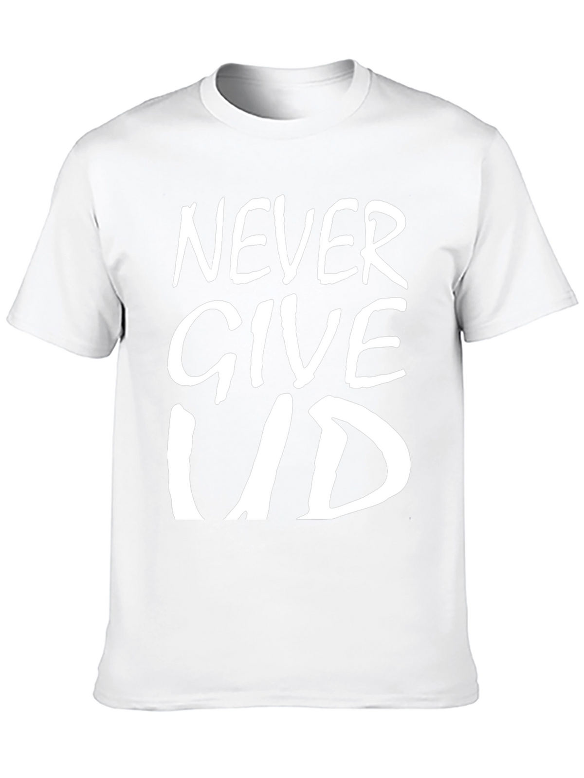 Never Give Up T-Shirt - Inspirational Graphic Tee