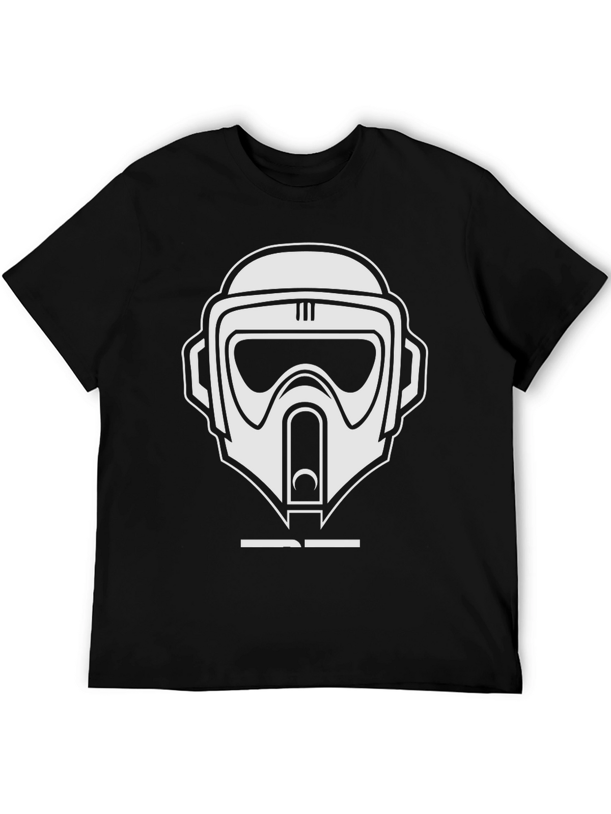 Star Wars Scout Trooper Helmet Black T-Shirt
