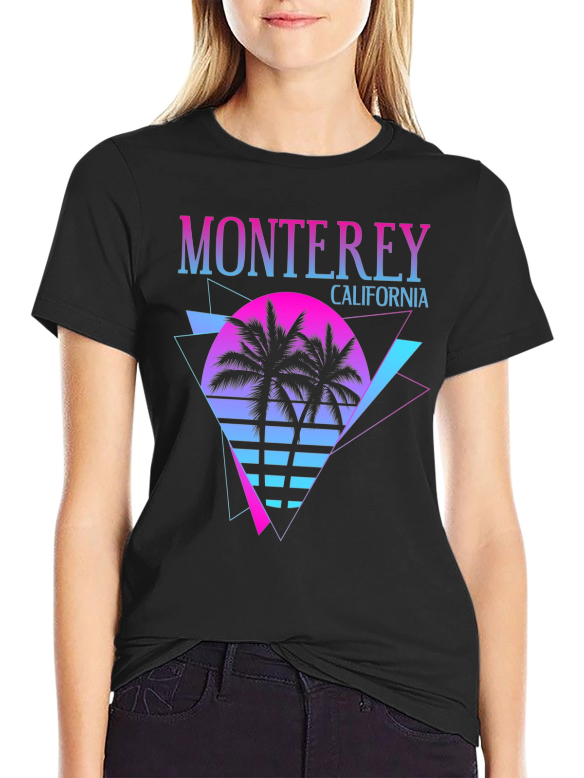 Monterey California Retro Graphic T-Shirt