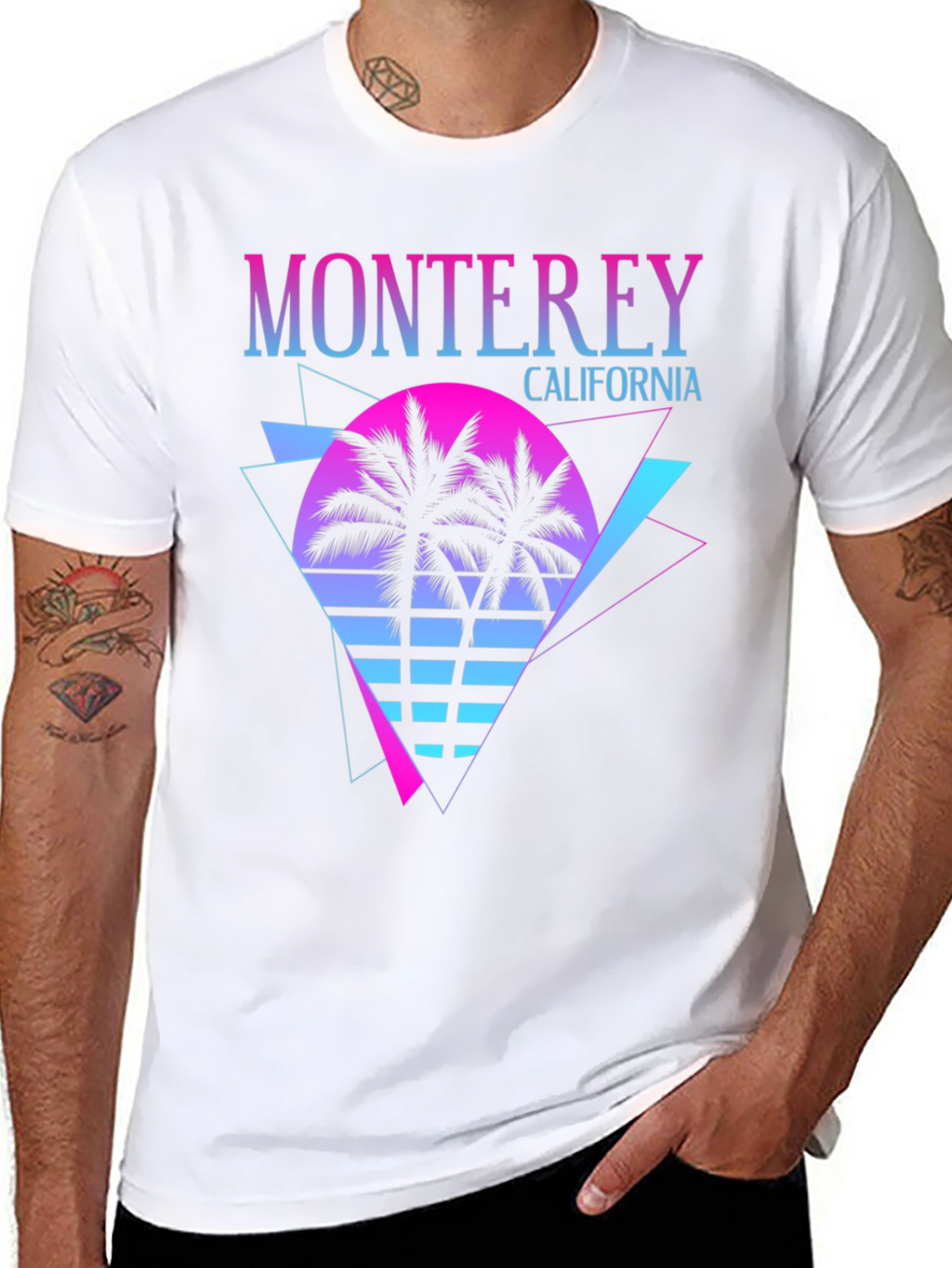 Monterey California Retro Graphic T-Shirt
