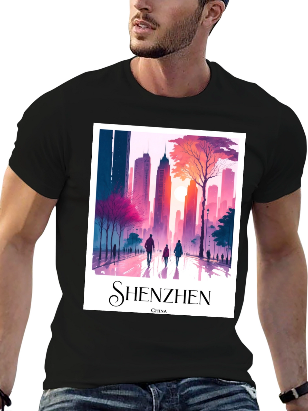 Shenzhen China T-Shirt - Cityscape Tee