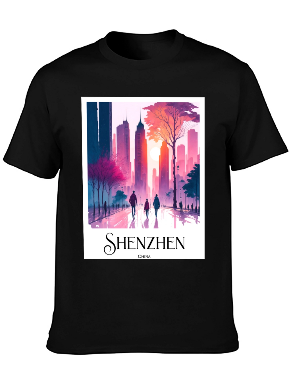 Shenzhen China T-Shirt - Cityscape Tee