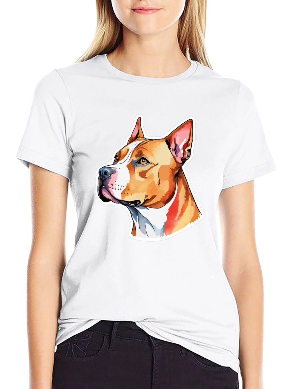 Pitbull Dog Graphic T-Shirt