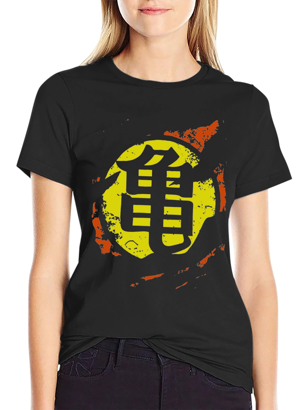 Dragon Ball Z Symbol Graphic Black T-Shirt
