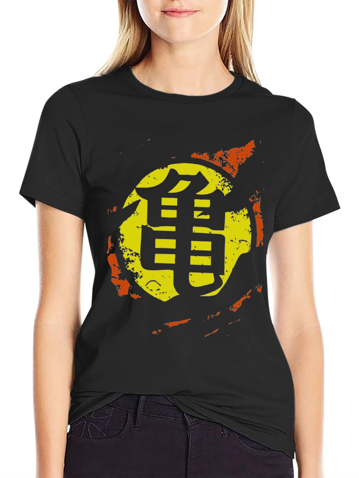 Dragon Ball Z Symbol Graphic Black T-Shirt