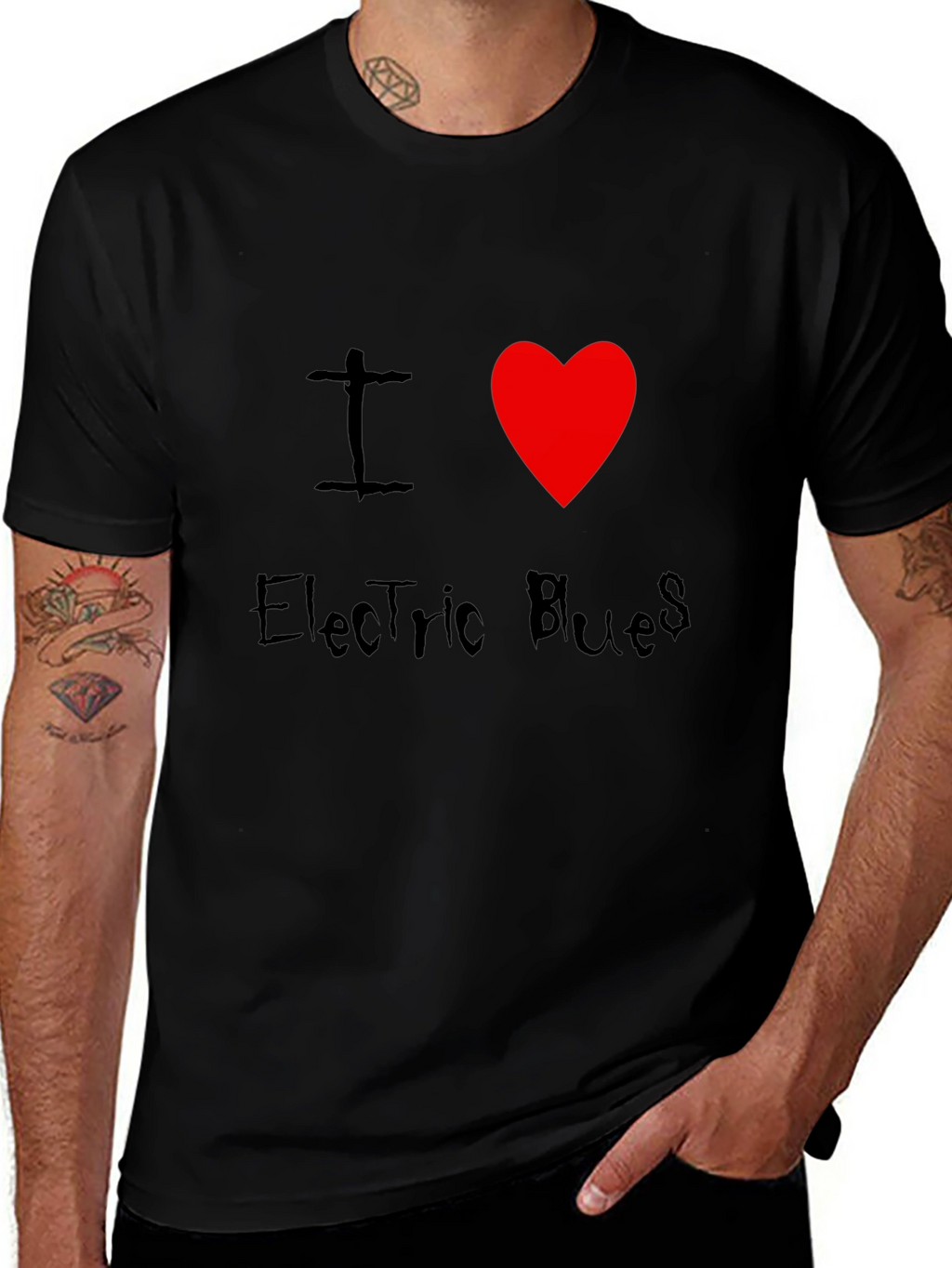I Love Electric Blues T-Shirt