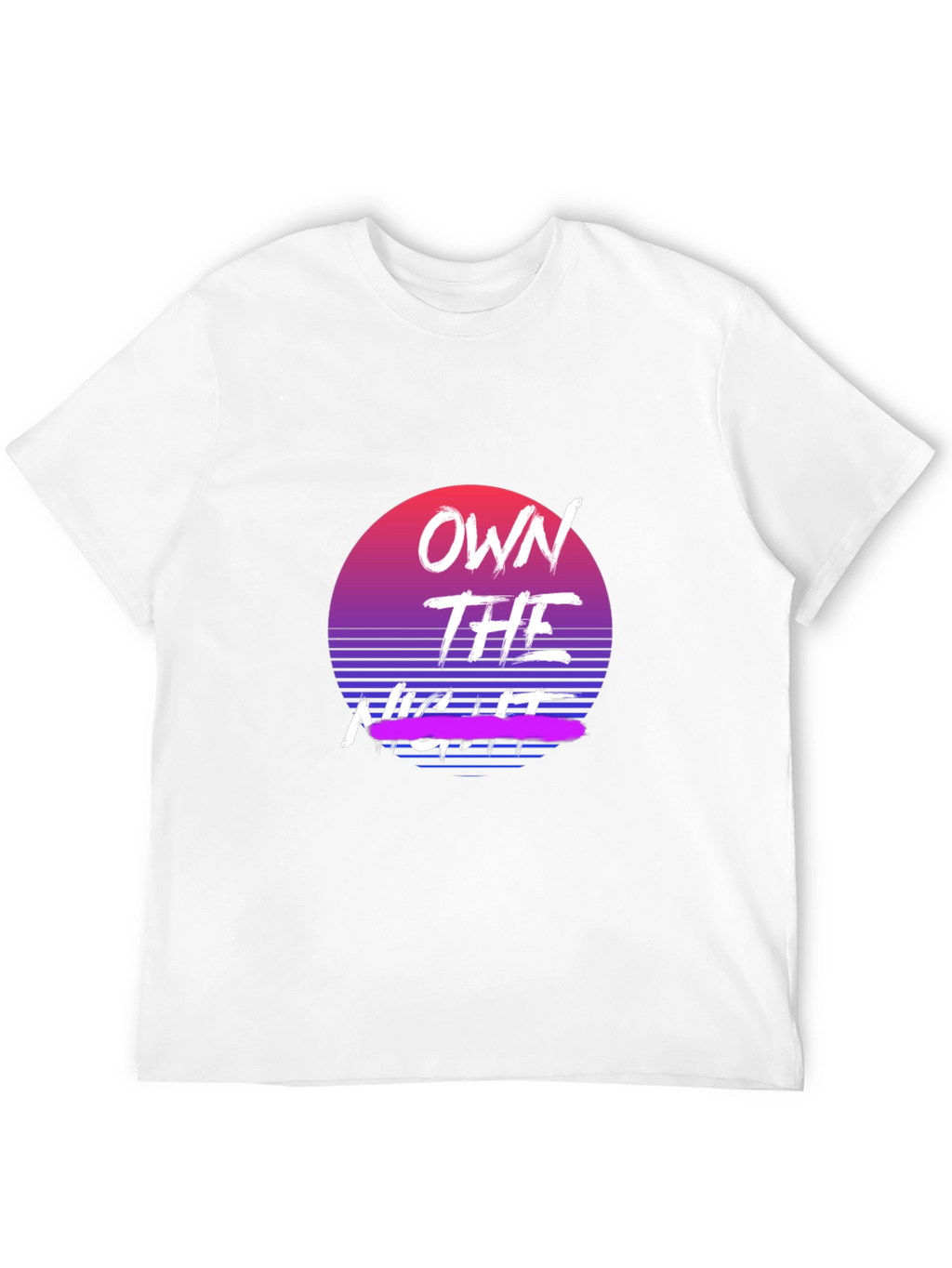 Own the Night Retro Graphic Tee - Classic Fit