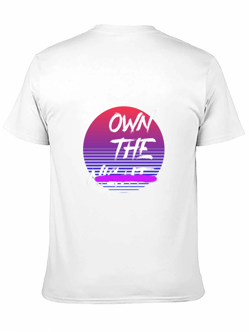 Own the Night Retro Graphic Tee - Classic Fit