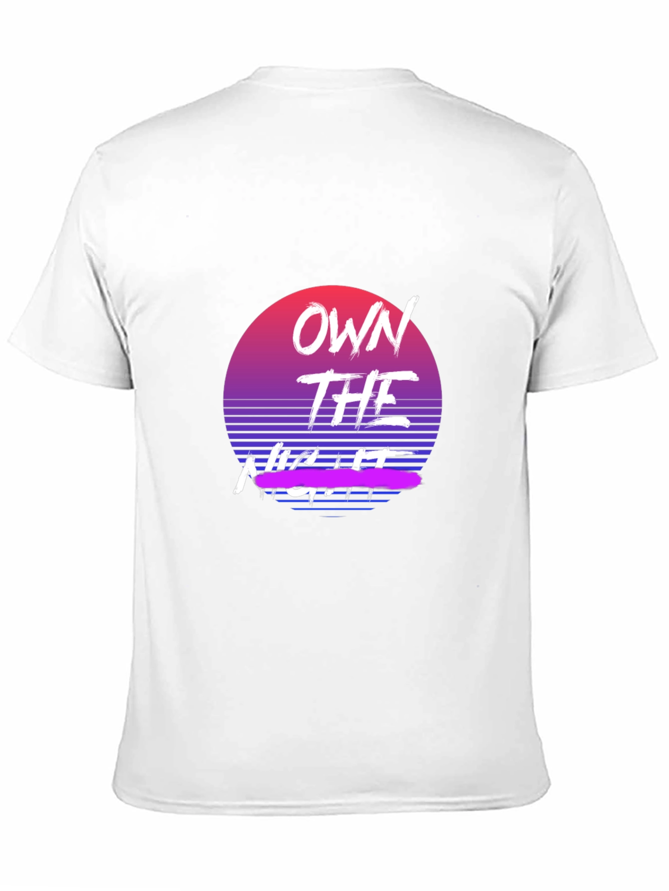 Own the Night Retro Graphic Tee - Classic Fit