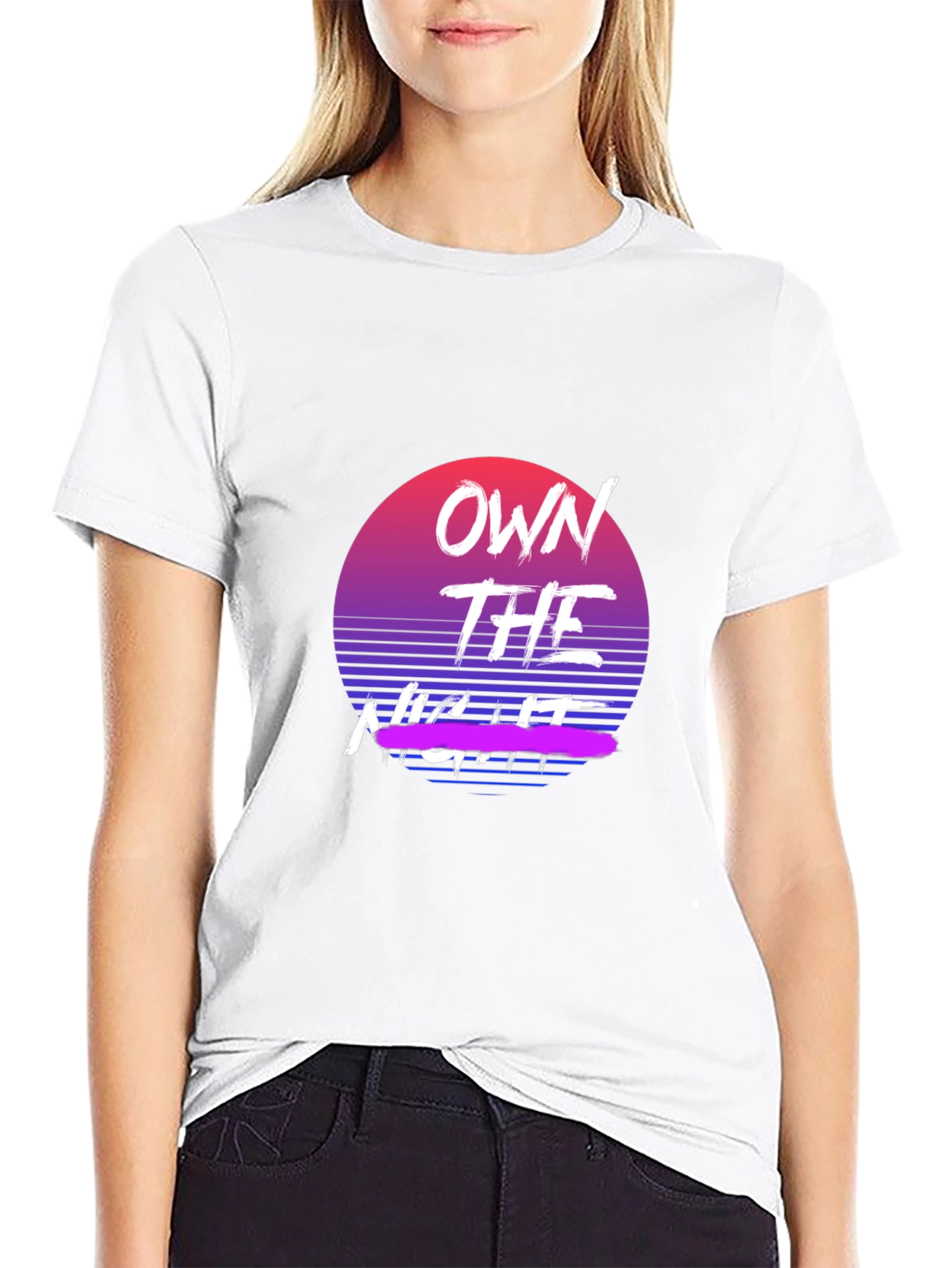 Own the Night Retro Graphic Tee - Classic Fit
