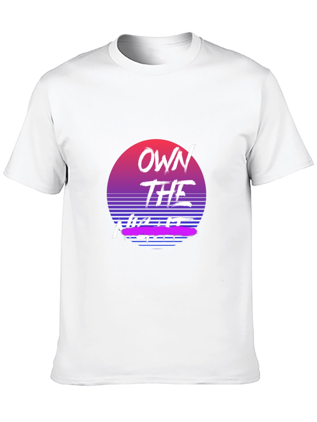 Own the Night Retro Graphic Tee - Classic Fit
