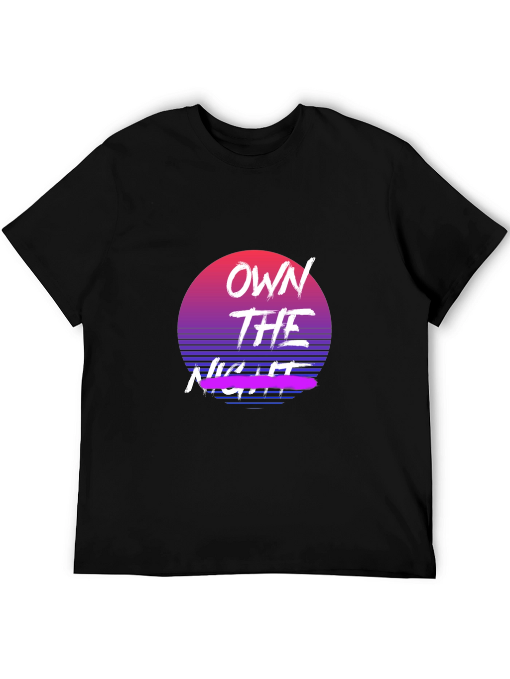 Own the Night Retro Graphic Tee - Classic Fit