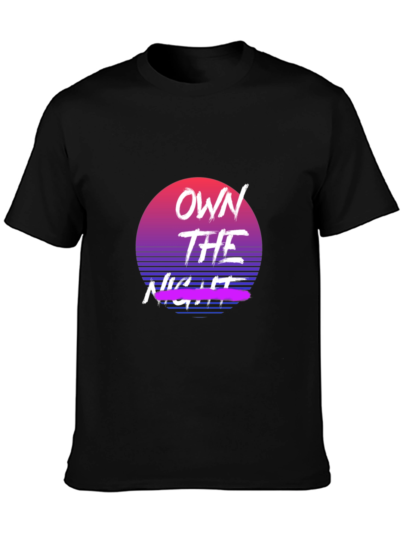 Own the Night Retro Graphic Tee - Classic Fit