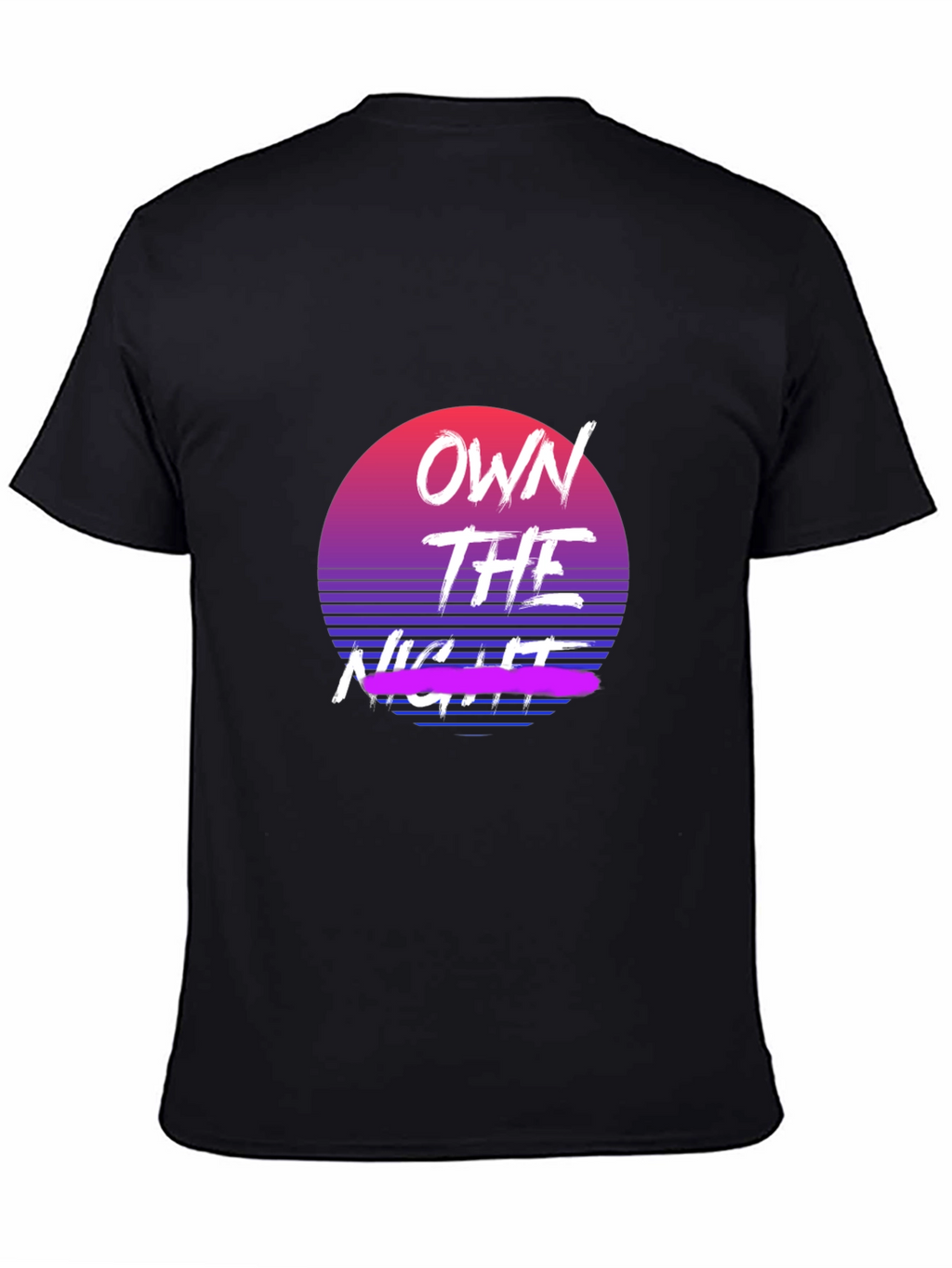 Own the Night Retro Graphic Tee - Classic Fit