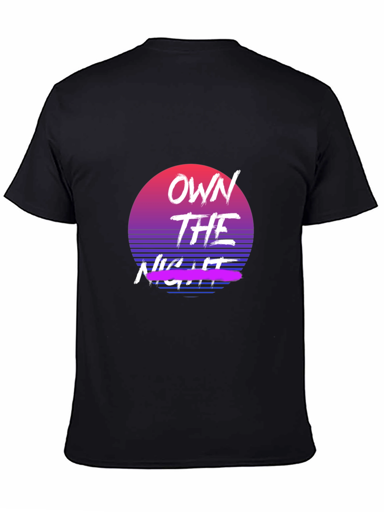 Own the Night Retro Graphic Tee - Classic Fit