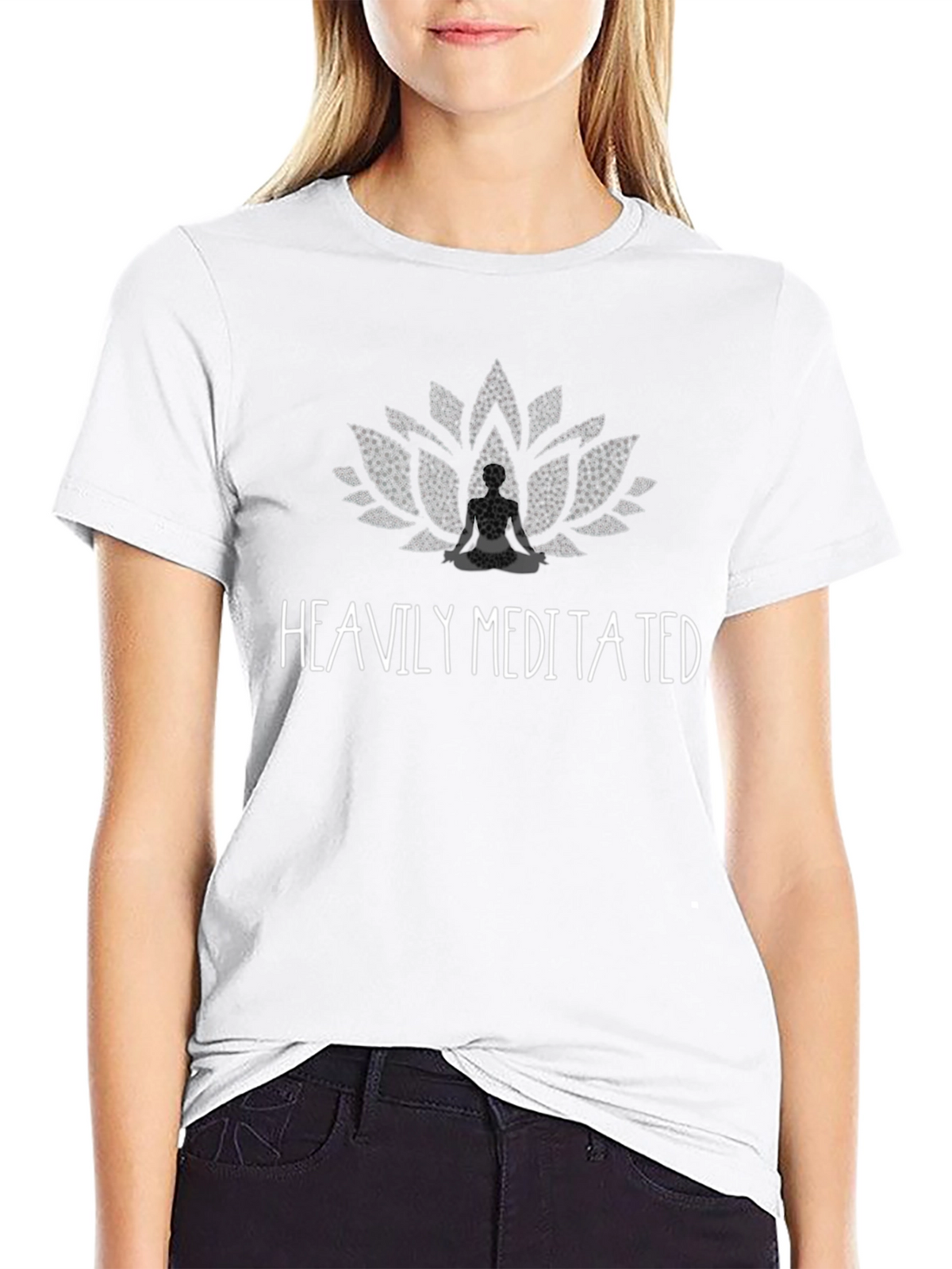 Heavily Meditated Black T-Shirt