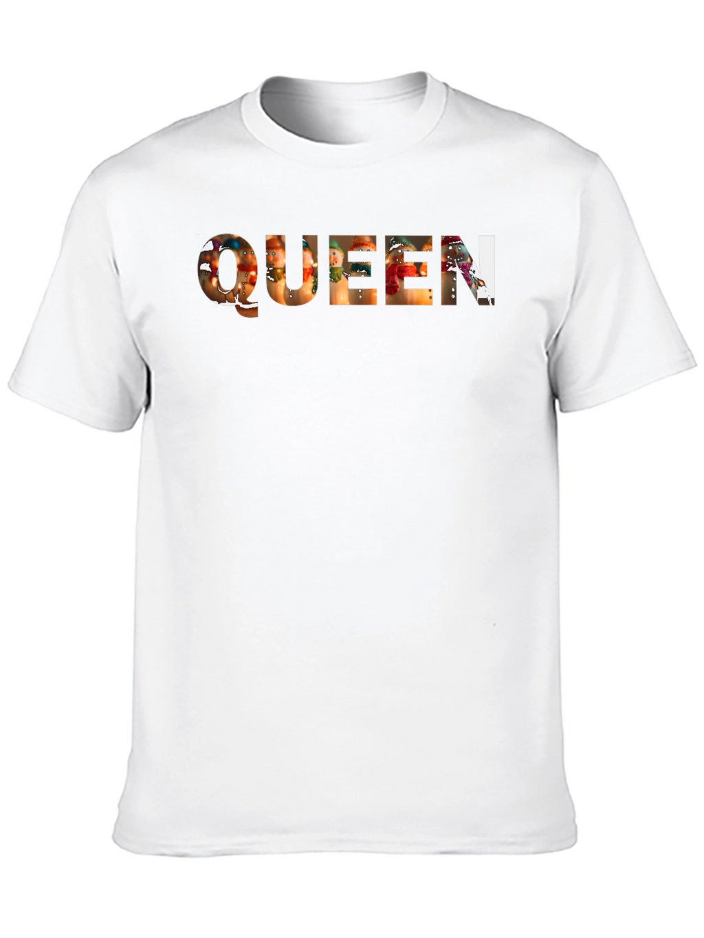 Queen Snowman T-Shirt - Festive Holiday Apparel