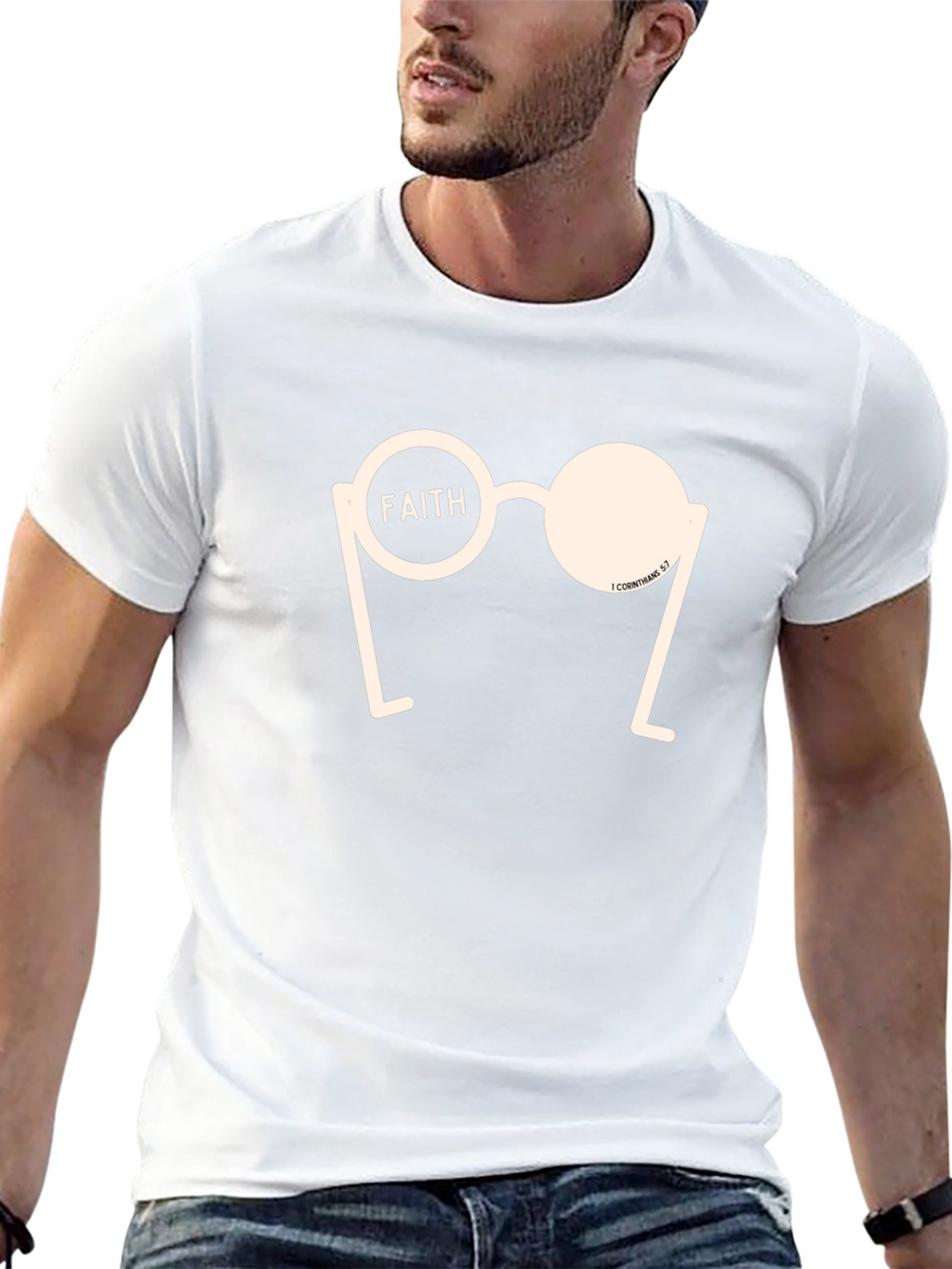 Faith Glasses T-Shirt - Christian Inspired Graphic Tee