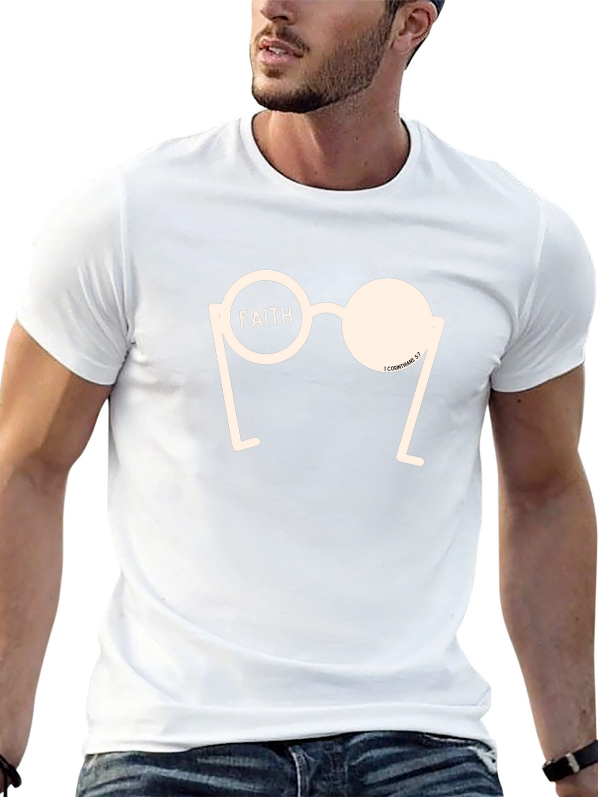 Faith Glasses T-Shirt - Christian Inspired Graphic Tee