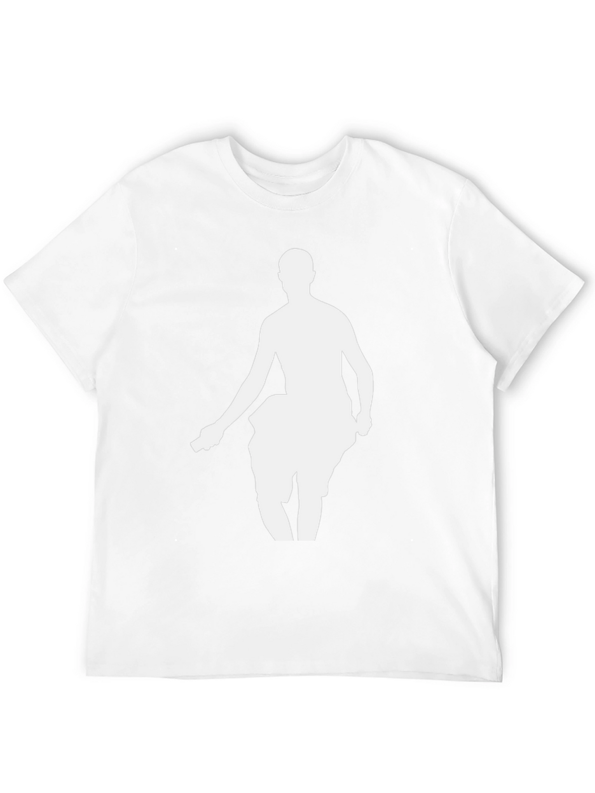 Silhouette Dancer Graphic T-Shirt - Stylish Black Tee