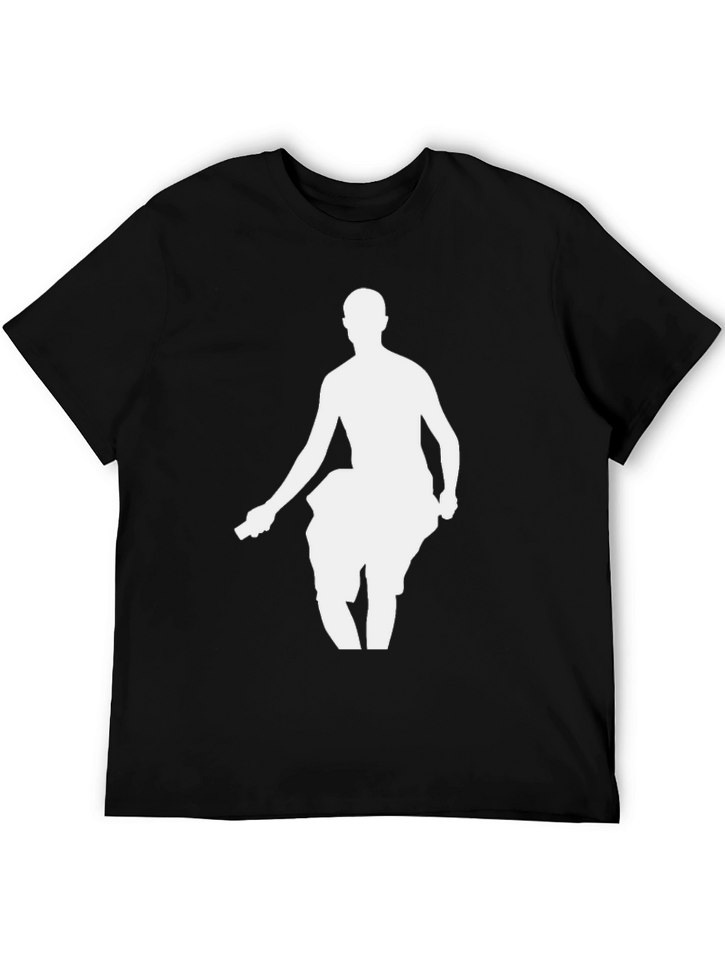 Silhouette Dancer Graphic T-Shirt - Stylish Black Tee
