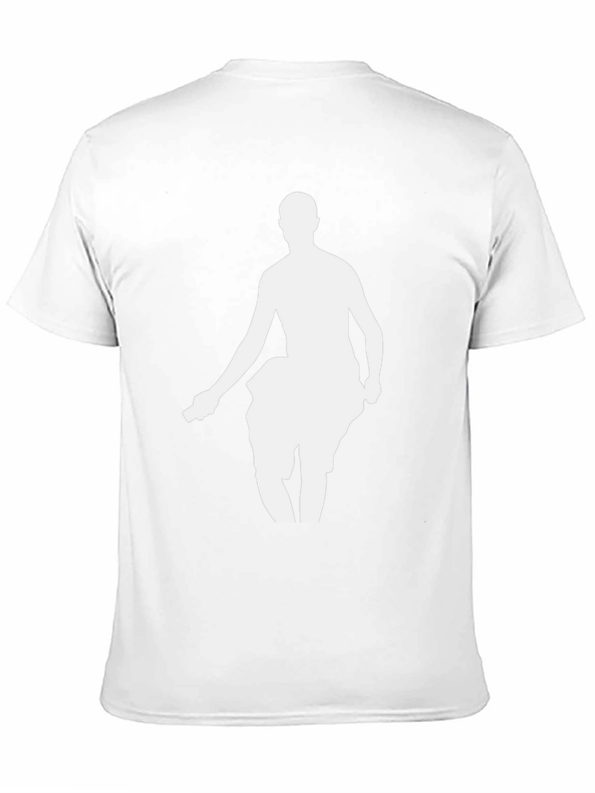 Silhouette Dancer Graphic T-Shirt - Stylish Black Tee