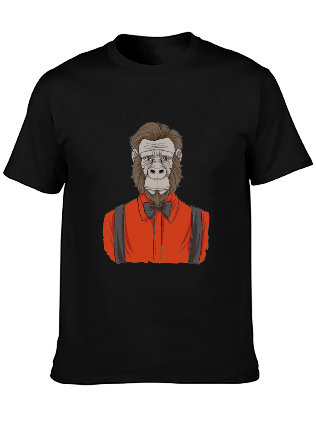 Gorilla Gentleman Graphic Tee - Black
