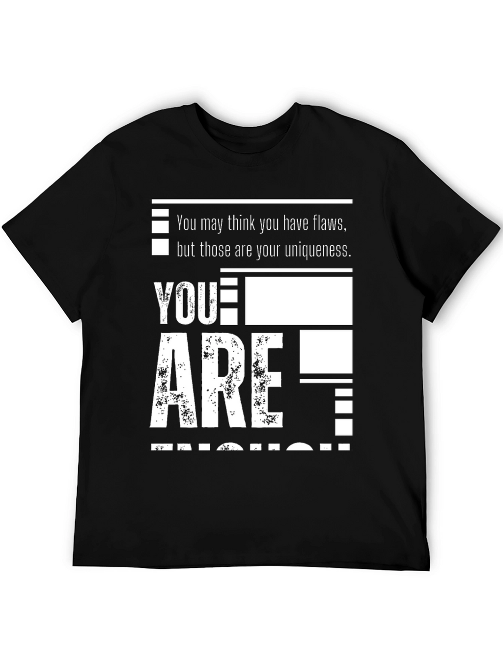 Uniqueness Statement Black T-Shirt