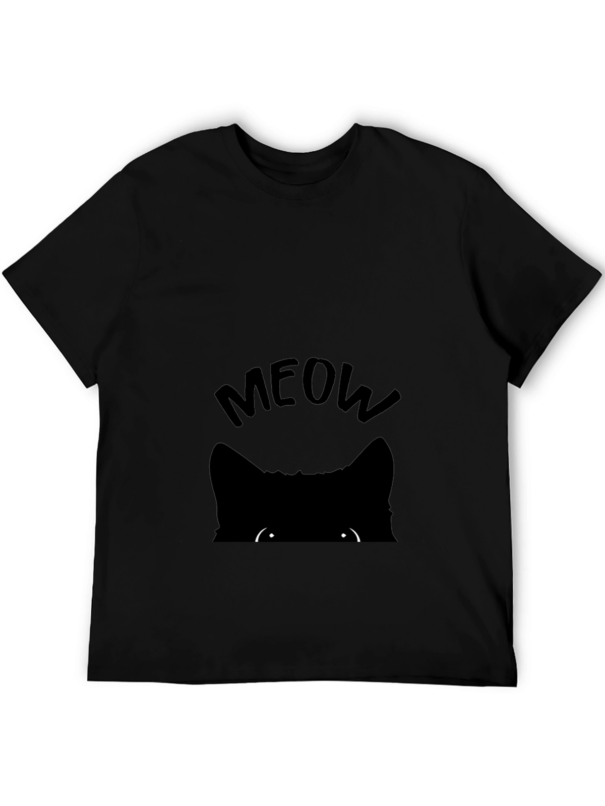 Meow Cat Silhouette T-Shirt
