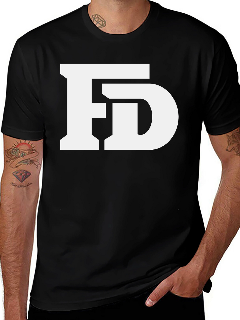 FD Logo T-Shirt - Classic Black Tee